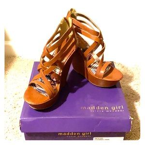 Size 10 Madden Girl Wedge Sandals
